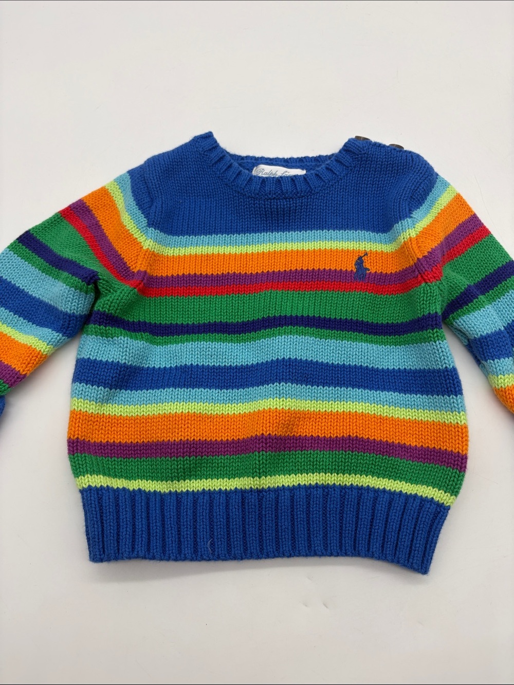 Polo Ralph Lauren Kids Rainbow Knit Sweater